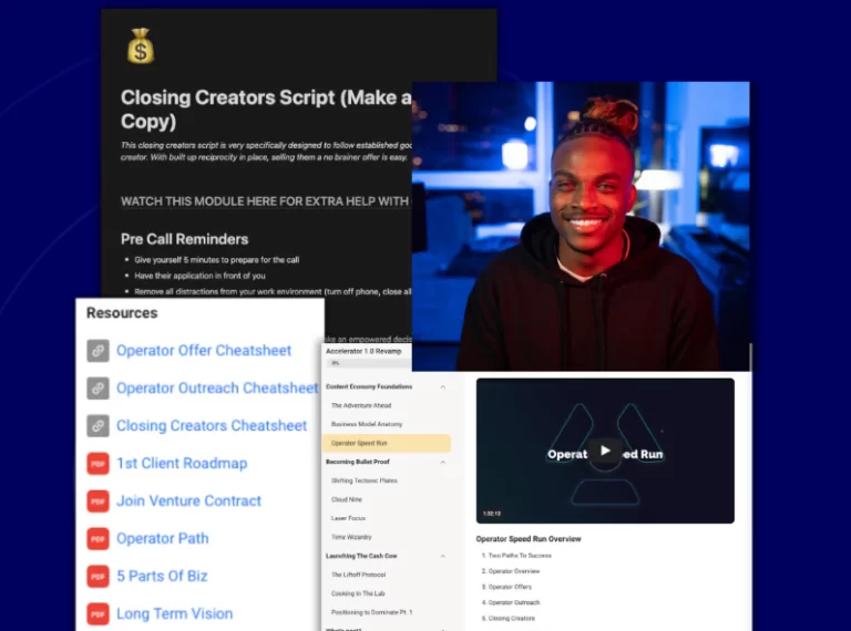 Eddie Cumberbatch – Creator Accelerator + Update 1