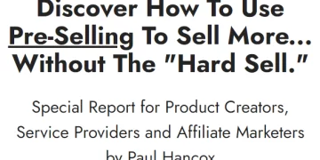 Paul Hancox – The Presell System