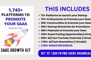 Saas Pedia – Saas Growth Kit 2024 [1,743+ Places to Promote your Startup]
