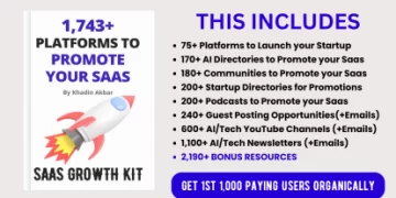 Saas Pedia – Saas Growth Kit 2024 [1,743+ Places to Promote your Startup]