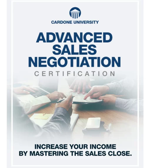 Grant Cardone – Advanced Sales Negotiation Certification