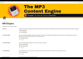 Erica Schneider – The MP3 Content Engine