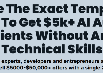 The AI Audit – The Exact Template I Use To Get $5k+ AI Audit Clients Without Any Technical Skills